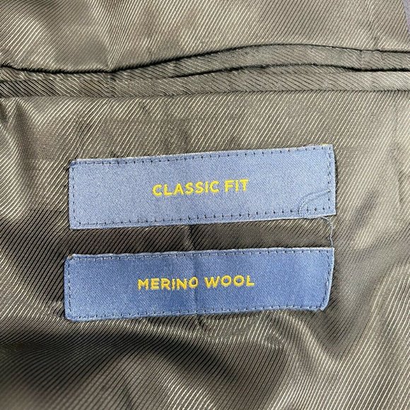 Stafford Signature Classic Fit Grey Tweed Blazer - Picture 6 of 7